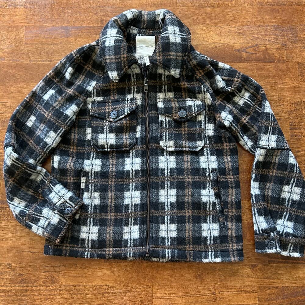AVEC LES FILLES plaid jacket size medium.​